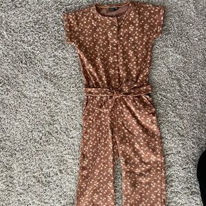 Spring Floral Kids Jumpsuit
